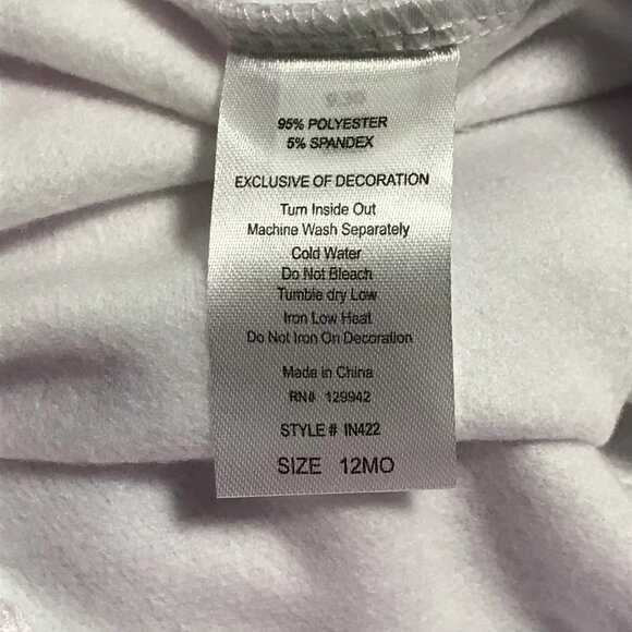 Btween Baby Girls Leggings and Fleece Hoodie Outfit 12 -24 Months Lavender Pink - Picture 9 of 9